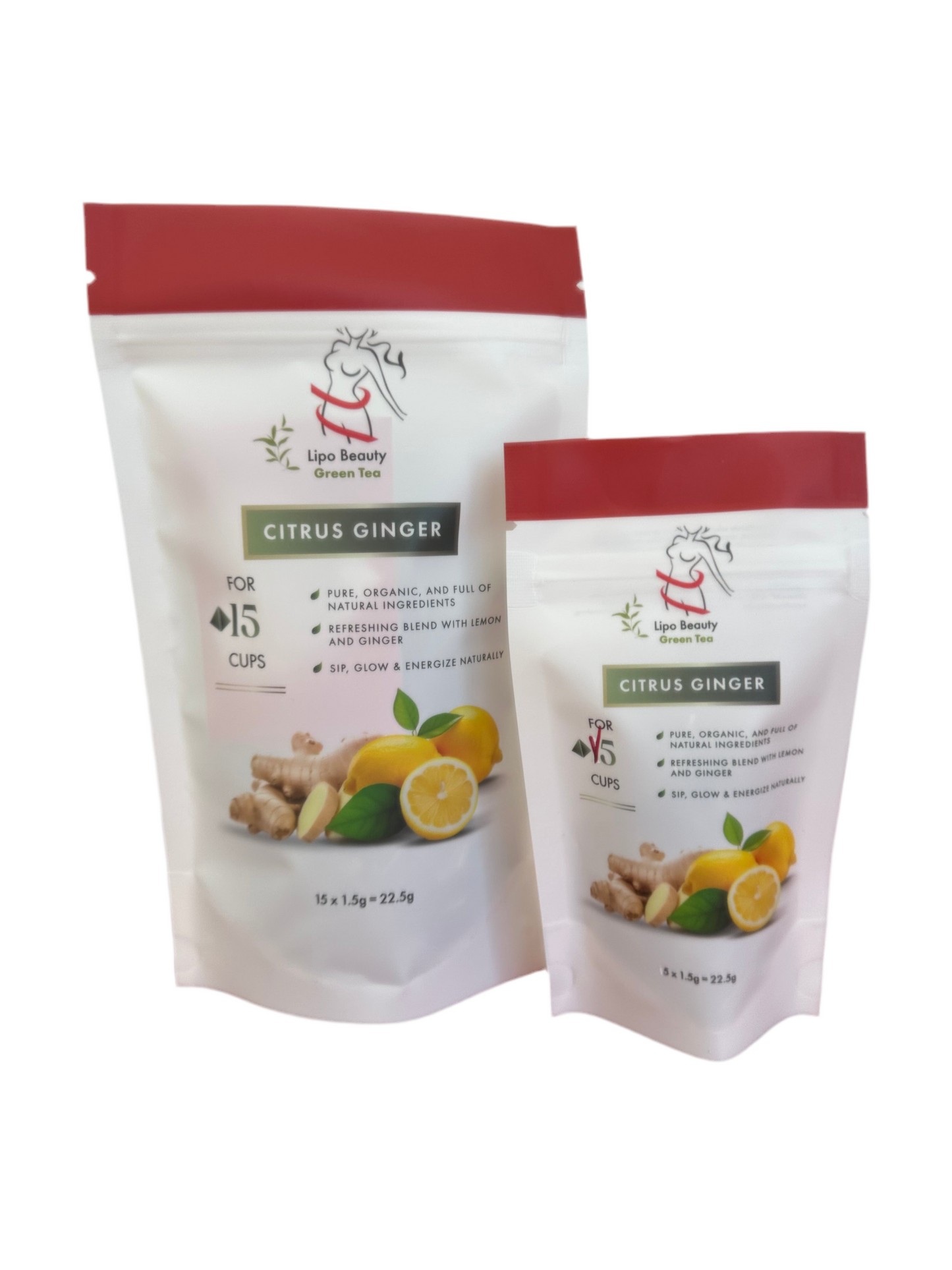 Lipo Beauty Groene Thee Gember & Citroen