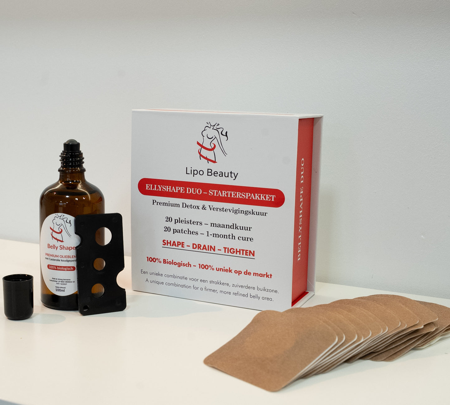 BellyShape Duo – gerichte afslanking met olie & 20 pleisters