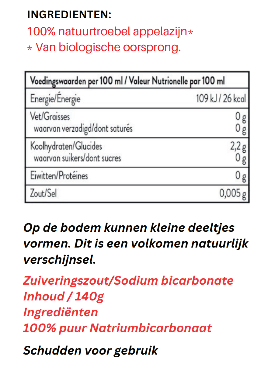Appelazijn Troebel Bio